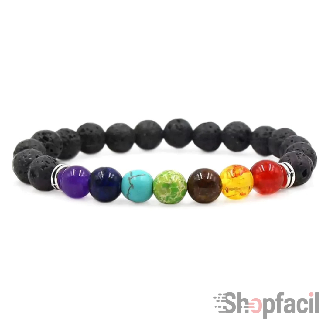 PULSERA CHAKRA 7 + CAJITA DE PRESENTACION