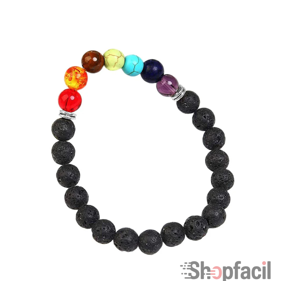 PULSERA CHAKRA 7 + CAJITA DE PRESENTACION