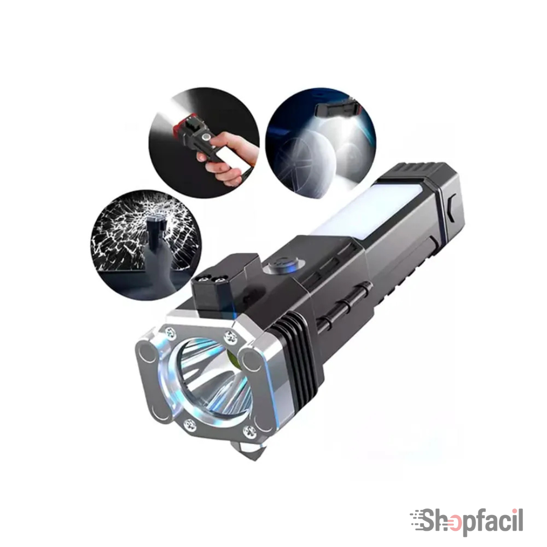 LINTERNA MARTILLO RECARGABLE USB