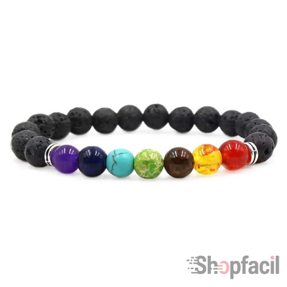 PULSERA CHAKRA 7 + CAJITA DE PRESENTACION
