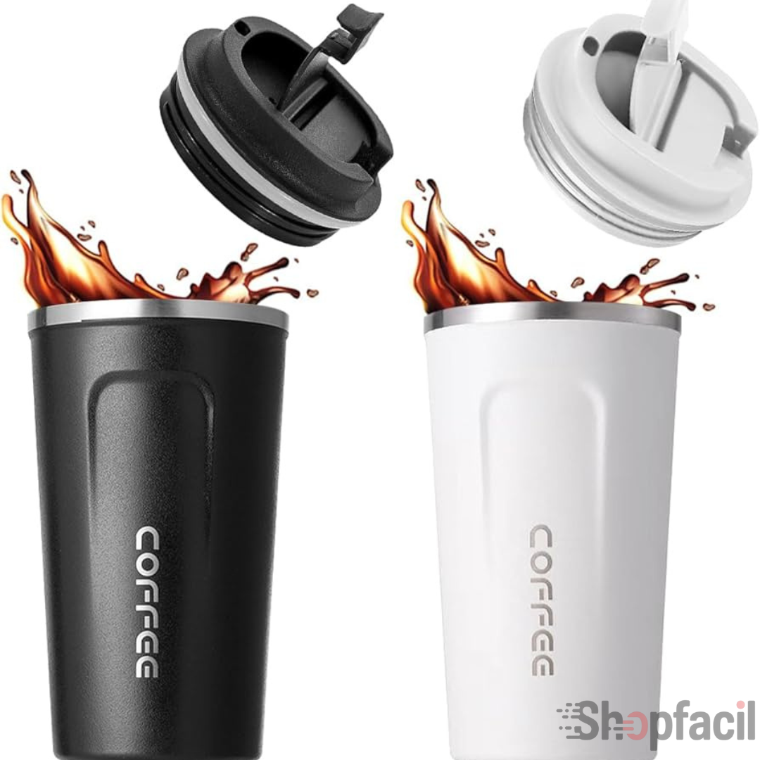 taza térmica digital para café, cerveza y té, taza de acero