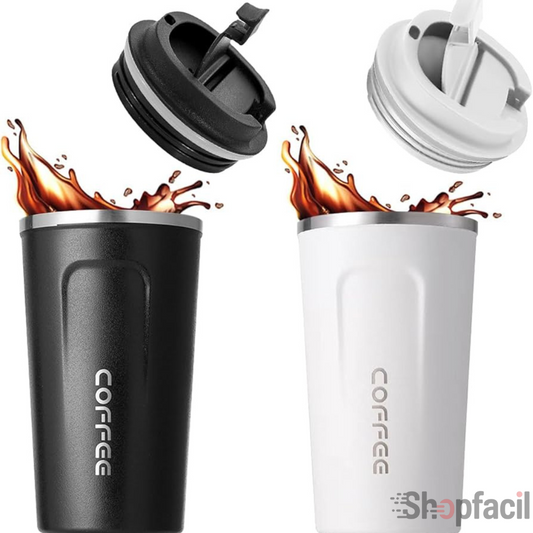 taza térmica digital para café, cerveza y té, taza de acero